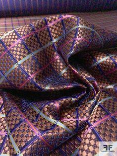 SKU: 15792 Content: 100% Silk Color: Copper / Navy / Purple / Green Width: 40 inches Elegant Multicolor Brocade Fabric, Elegant Multicolor Silk Fabric, Navy Purple, Silk Necktie, Fabric Gifts, Fashion Fabric, Purple Green, Necktie, Fabric By The Yard