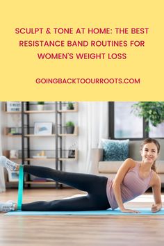 Join the home fitness revolution with these dynamic resistance band workouts! Specifically curated for weight loss, these exercises target all major muscle groups, ensuring a full-body workout that's effective, fun, and suitable for all fitness levels. Resistance Band Workouts, Benefits Of Working Out, Band Workouts, Best Resistance Bands, Exercises At Home, Workouts For Women