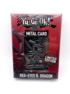 ad eBay - Yu-Gi-Oh! Limited Edition Red Eyes B. Dragon Metal Card 1:9995 Fanattik LE - Buy Now, click the link (eBay) Collectible Cards, Yu Gi Oh, Red Eyes, Game Item, Card Game, Limited Editions, Click The Link, Collectable Items, Card Games