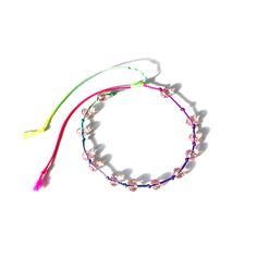 ★ Waterproof durable multicolor string with glass crystals and tasseled ends ★ Pink purple and yellow are the dominant color on this cute bracelet ★ Adjustable with a pull sliding knot for a perfect snug fit ★ Safe to wash hands, bathing and swimming ★ Made in USA ♡ 𝗠𝘂𝗹𝘁𝗶𝗽𝗹𝗲 𝗰𝗼𝗹𝗼𝗿𝘀 𝗷𝗲𝘄𝗲𝗹𝗿𝘆 https://etsy.me/3JGnTXt Pink Beaded Bracelets With Adjustable Cord As Gift, Pink Adjustable Beaded Bracelets For Gifts, Adjustable Crystal Bracelet With Colorful Beads For Festival, Adjustable Pink Braided Bracelet With Colorful Beads, Pink Adjustable Friendship Bracelets Made Of Nylon Cord, Adjustable Pink Friendship Bracelets With Colorful Beads, Adjustable Pink Friendship Bracelets Made Of Nylon Cord, Adjustable Pink Friendship Bracelets In Nylon Cord, Pink Braided Bracelets With Colorful Beads As Gift