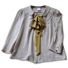 Chemisier noeud CHLO Genshin Clothes, Chloe Blouse, Polyvore Fillers, Modern Disney, Blouse Shirt, Shirts Blouses, Disney Style