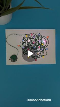 a video demonstrating how to use string art