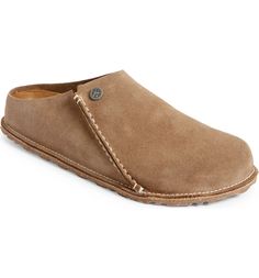 Birkenstock Zermatt 365 Clog | Nordstrom Suede Closed Toe Clogs With Cushioned Footbed, Casual Suede Clogs With Leather Footbed, Suede Closed Toe Clogs With Arch Support, Comfortable Leather Mules For Outdoor, Comfortable Closed Toe Clogs With Suede Lining, Classic Suede Clogs With Cushioned Footbed, Classic Outdoor Clogs With Textured Footbed, Casual Suede Mules For Outdoor, Suede Clogs For Outdoor With Closed Toe