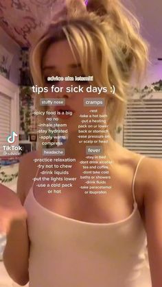 Workouts To Do When Sick, How To Study While Sick, Tips For A Sick Day, Productive Sick Day Routine, Things To Do On Sick Days, Productive Sick Day, What To Do When You Feel Sick, What To Do When You Have A Stuffy Nose, Sick Day Hairstyles