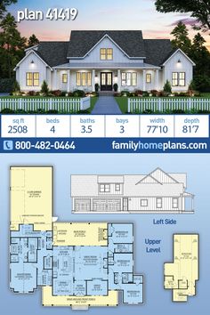 the floor plan for this house is very large and has two levels to each level