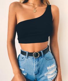 Blogger Fashion, Crop Top Outfits, Black Women Fashion, Mode Vintage, Mode Inspiration, Outfit Casual, Looks Vintage, Festival Outfit