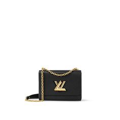 LOUIS VUITTON® - Twist Mm - Black Alma Lv Bag, Louis Vuitton Handbags Crossbody, Designer Handbags Louis Vuitton, Lv Twist, Sac Louis Vuitton, Louis Vuitton Sac, Black Louis Vuitton, Louis Vuitton Official Website, Shoe Bags