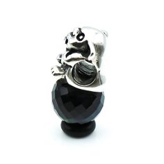 Authentic TROLLBEADS RARE Baby Troll Bead Sterling Silver Charm TAGBE-00125 by Designer Søren Nielsen - Retired in 2020. This Sterling Silver bead features a a naughty little baby troll sitting on his blue tiger eye trollstone, with his tongue sticking out. Just a beautiful collectors item that is looking for a new home. This item is retired from production and may be difficult to find. Charm is pre-owned and in great condition. All precious metal items have been tested and verified by our Therm Trollz Amethyst, Troll Beads, @kambi Trolls, Spiritual Purple Round Beads Gemstones, Trollbeads Bracelet, Blue Tigers, Blue Tigers Eye, Jewelry Pouch, Sterling Silver Charm