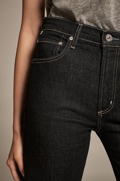 Denim, decoded: We’re digging denim in every corner of our closet. Vidia by Citizens of Humanity is a high-rise jean with a bootcut leg. | Vidia High-Rise Bootcut Jeans by Citizens of Humanity in Blue, Women's, Size: 28, Cotton/Polyurethane at Anthropologie Rock Revival Jeans Women, High Rise Bootcut Jeans, Rock Revival Jeans, Citizens Of Humanity Jeans, Citizens Of Humanity, High Rise Jeans, Bootcut Jeans, Flare Jeans, Denim Jeans