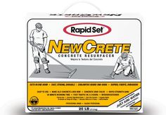 rapid set newcrete concrete resurfacer