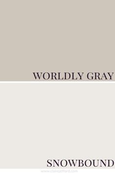 the words worldly gray are shown in black and white, along with an image of a