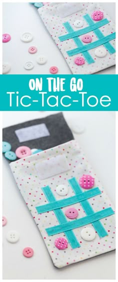 the instructions for how to make an origami tic - tac - toe bag