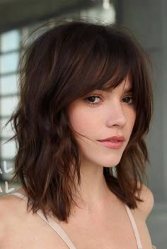 Tapered Medium Length Hair, Italy Hair, Shag Cut, Balayage Bob, Hairstyles 2024, Bangs With Medium Hair, Grey Style, Super Hair