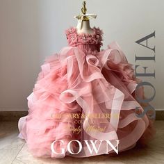 Pink flower Girl Dresses Blush Pink Flower Girl Dress, Pink Flower Girl Dress, Pink Princess Dress, Dress Blush Pink, Pink Flower Girl, Princess Silhouette, Dress Couture, Pink Flower Girl Dresses, Pink Gown