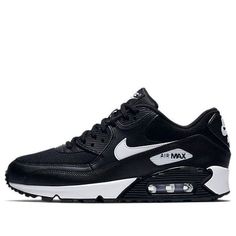 (WMNS) Nike Air Max 90 'Black' 325213-047 (SNKR/Low Top/Women's) Nike Air Max 90 Black, Air Max 90 Black, Air Max 90 Women, Air Max Women, Nike Air Max 90, Stylish Sneakers, Low Top, Perfect Pair, Air Max