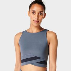 Sweaty Betty Sports Bra Tank In Blue. Size Small. New Without Tags. Retails For $57. Blue Supportive Sporty Crop Top, Sporty High Stretch Blue Crop Top, Gray Sporty Crop Top For Gym, Sporty Blue Crop Top For Yoga, Sporty Gray Crop Top For Gym, Blue Athleisure Crop Top For Sports, Sporty Gray Crop Top For Sports, Blue Sportswear Crop Top For Sports, Blue Sportswear Crop Top For Yoga