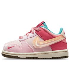 Nike Social Status x Dunk Low TD Infant/Toddler Shoes Happy Woman Day, Nike Shoes Girls, Social Status, Toddler Girl Shoes, Sports Sneakers, Nike Kids, Girls Sneakers