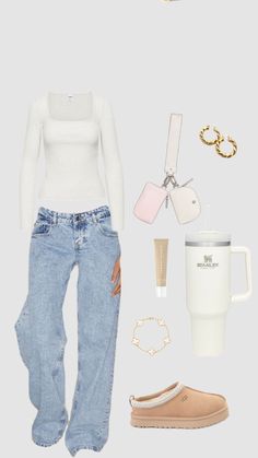 Cute Easy Outfits For School, Outfits For College, School Outfits For College, Classy Winter Outfits, Casual Preppy Outfits, Cute Preppy Outfits, Cute Comfy Outfits