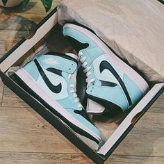 WMNS Air Jordan 1 Mid "Aqua Black" Wmns Air Jordan 1, Mother Dresses, Air Jordan Sneakers, Sb Dunk, Air Jordan 1 Mid, Jordan 1 Mid, Dunk Low, Michael Jordan, Air Jordan 1