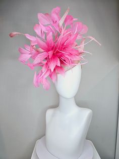 From the 2024 Featured Milliner of the Kentucky Derby Museum  Gorgeous Kentucky Derby hat fascinator  kentucky derby hat fascinator blush pink sinamay with branching pink feathers and curls and pink feather flower headband attachment.  each hat is totally one of a kind! no two are alike! * I can add feathers or flowers to any existing hat to help customize your look for a small fee. Message me for requests, I am happy to help!  *All hats are sold as displayed. No returns do to nature of product Leopard Wedding, Derby Hats Fascinators, Hat Fascinator, Rock N Roll Bride, Baccarat Crystal, Kentucky Derby Hats, Feather Flower, Derby Party