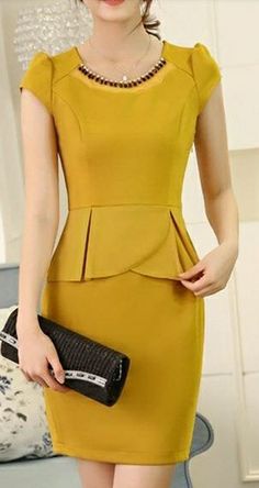 Color Block Bodycon Dress, Short Dress Styles, Womens Dress Suits, Classy Dress Outfits, Classy Work Outfits, Bodycon Dresses, African Fashion Dresses, Classy Dress, Fashion Sewing