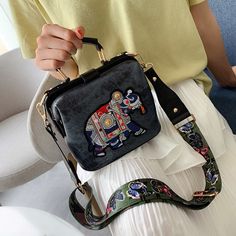 Shipping: Worldwide Express Shipping AvailableDelivery time: 7-15Days Fast ShippingReturns: Fast refund, 100% Money Back Guarantee.Brand Name: FXZLLQHandbags Type: Shoulder BagsTypes of bags: Shoulder & Crossbody BagsMain Material: PULining Material: PolyesterShape: FLAPPlace Of Origin: ZHE JIANG  ProvinceOrigin: Mainland ChinaHardness: SoftPattern Type: Animal PrintsInterior: Interior Slot PocketInterior: Cell Phone PocketInterior: Interior Zipper PocketInterior: Interior CompartmentDecoration: Embroidery Elephant, Vintage Style Bag, Elephant Bag, Embroidered Elephant, Bohemian Bags, Hippie Bags, Embroidered Leather, Embroidered Bag, Purple Bags