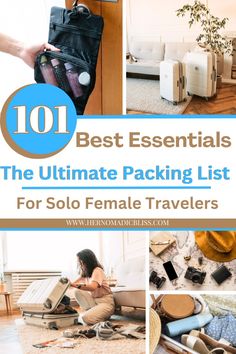 the ultimate packing list for solo female travelers