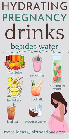 a poster with the words hydrating, water and other things to drink in it