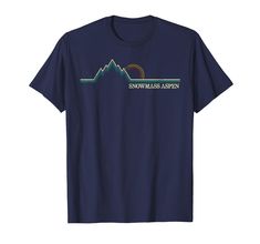 PRICES MAY VARY. Skiing t-shirt winter ski resorts vacation shirt. Great shirt Skiing or Snowboarding for Snowmass Aspen Colorado. Lightweight, Classic fit, Double-needle sleeve and bottom hem Keystone Colorado, Sunrise Mountain, Mountain Tee, Lake Tahoe California, Vneck Tshirt Women, Vacation Shirts, Retro Tshirt, Tee Design, Snowboarding