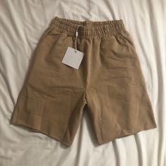 Size Xs Brand New ! Serious Inquiries Only ! Baige Nike Shorts, Long Shorts, Almond, Womens Shorts, Brand New, Women Shopping, Color