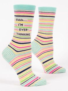 Blue Q Socks, Socks Ideas, Socks Collection, Socks Style, Trendy Socks, Blue Q, Sock Drawer, Women Crew Socks, Fun Socks