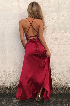 Robe de bal simple bordeaux Short Sleeve Bridesmaid Dress, Backless Evening Dress, Simple Prom Dress, Formal Evening Dress, Maxi Bridesmaid Dresses, Backless Prom Dresses, A Line Prom Dresses, Cocktail Evening Dresses, Prom Formal