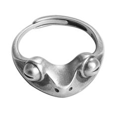 PRICES MAY VARY. Material:Real 925 Sterling Silver Width:10mm(0.39 inch);N.W.:4.6g Size:Adjustable 6-10(52-62mm circumference),please adjust the size with tools(cone/hammer),or consult local jewelry shop for assistance for size adjustment. Aging Process--Base silver frog ring was putting into special solution for vintage effect(black color),then polished. Welcome to come to us if you need any assistance for the order.We will contact you back within 12 hours. Vintage 925 Sterling Silver Frog Ring Frog Engagement Ring, The Great Frog Ring, Art Nouveau Silver Ring Jewelry, Silver Frog Ring, The Great Frog Jewelry, Couples Vintage, Frog Ring, Frog Necklace, Open Rings