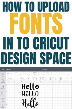 how to upload font in to cricut design space with the help of adobe