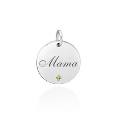 This engravable disc pendant features your choice of lab-created gemstone. Express your unique sentiment with a lovely cursive engraving, like an initial or an important date. Top it off with a meaningful gem, maybe a birthstone. Your trending style deserves an of-the-moment accessory that’s forever classic. Fit your style and budget with options in sterling silver, yellow and white gold. This pendant does not include a chain, but find a favorite in our curation of chain necklaces! Explore our e Personalized White Gold Pendant Birthstone Necklace, Engraved May Birthstone Pendant Necklace, Engraved Sterling Silver Birthstone Necklace With Round Pendant, Engraved Yellow Gold Birthstone Necklace In Sterling Silver, Engraved Yellow Gold Sterling Silver Birthstone Necklace, Engraved Sterling Silver Birthstone Necklace In Yellow Gold, Customizable Sterling Silver Elegant Birthstone Necklace, Customizable Elegant Sterling Silver Birthstone Necklace, Elegant Engraved Birthstone Necklace For Mom