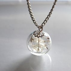 Dandelion Wish necklace Nice Accessories, Wish Necklace, Seed Necklace, Dandelion Necklace, Dandelion Wishes, Dandelion Seeds, A Dandelion, Dandelion Wish, Dandelion Seed