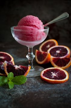 If you love mimosas, you’ll love this blood orange mimosa sorbet. The blood oranges add beautiful color.