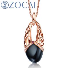 ZOCAI New Arrival ICE and FIRE Series Black Agate pendant 0.09 Ct real diamond 0.01 ct real ruby with 925 silver Chain D80041T Black Agate Necklace, Color Stones Jewelry, Ice And Fire, Jewelry Design Inspiration, Series Black, Jewelry Design Earrings, Gold Diamond Jewelry, Agate Necklace, Black Agate