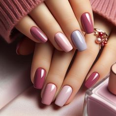 Nails August 2024, Nail Polish Ideas, Manicure Nail Designs, Fall Gel Nails, Subtle Nails, Simple Gel Nails