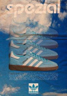 Adidas Vintage Poster, Adidas Print Design, Adidas Shoes Poster, Shoe Ads Design, Clothing Brand Poster Design, Adidas Poster Design, Posters Adidas, Shoe Poster Design, Adidas Advertising