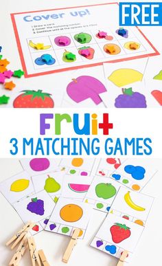 fruit matching games for kids to play with