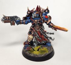 Chaos Space Marines Color Scheme, 40k Chaos Space Marines, Custom Chaos Space Marines, Chaos Space Marines Conversion, Tutorial Painting, Paint Miniatures, Warhammer Chaos