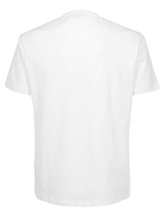 Versace Versace T-shirt - Bianco/oro - 11165945 | italist White Classic T-shirt With Ribbed Collar, Sporty Short Sleeve T-shirt With Ribbed Collar, Classic White T-shirt With Ribbed Neckline, White T-shirt With Ribbed Collar And Relaxed Fit, Sporty T-shirt With Ribbed Crew Neck, Sporty T-shirt With Ribbed Collar And Crew Neck, Sporty Crew Neck T-shirt With Ribbed Collar, White Crew Neck T-shirt With Ribbed Collar, Classic T-shirt With Ribbed Crew Neck