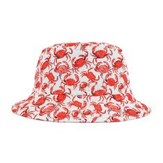 First, it protected fishermen from rain in the 1900s. Now, the personalized bucket hat is making its way to the very top of fashion picks for all ages. Choose the seam lines, add your zaniest designs and patterns on the bucket hat and make a modern wardrobe staple come to life.  .: Material: 100% polyester .: Available in 2 sizes .: Two stitching color options to pick from .: Sewn-in label .: Made in USA Vintage Bucket Hat, Vintage White Bucket Hat With Short Brim, Vintage White Bucket Hat For Beach, White Adjustable Vintage Bucket Hat, Fun Red Bucket Hat, Pink Adjustable Bucket Hat With Upf 50+, Wide Brim Bucket Hat With Upf 50+ For Fishing, Cool Bucket Hats, Fishing Bucket Hat