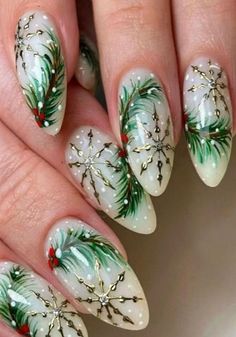 Classy Nail Art Ideas, Christmas Nails Acrylic, Winter Nail Art, Nail Swag, Fall Nail Art, Xmas Nails