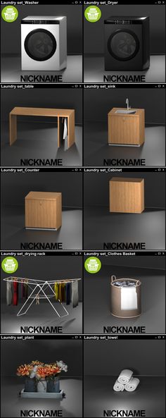 a series of photos showing different types of furniture