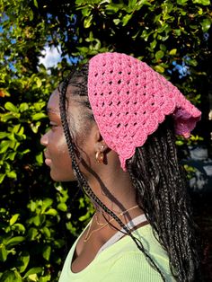 Hand crocheted bandanas available in one solid color or 2 colors mixed.  Made with love! 💕 Adjustable Solid Casual Bandana, Casual Adjustable Solid Bandana, Casual Adjustable Solid Color Bandana, Casual Pink Bandana For Spring, Casual Crochet Headband One Size, Casual One Size Crochet Headband, Handmade Casual Headband For Summer, Casual One-size Crochet Headband, Pink One Size Headwrap For The Beach