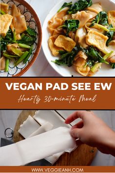 vegan pad see ew is an easy and healthy recipe that's ready in under 30 minutes