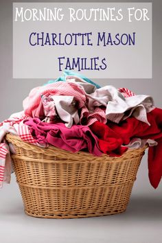 a basket full of clothes with the words baby help chores chart get your visitors to help more