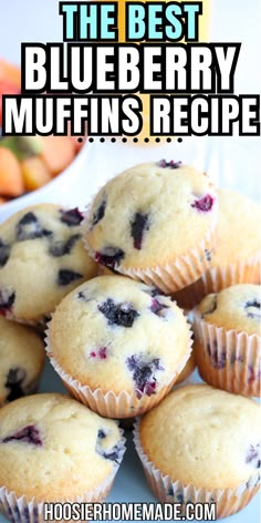 the best blueberry muffins recipe